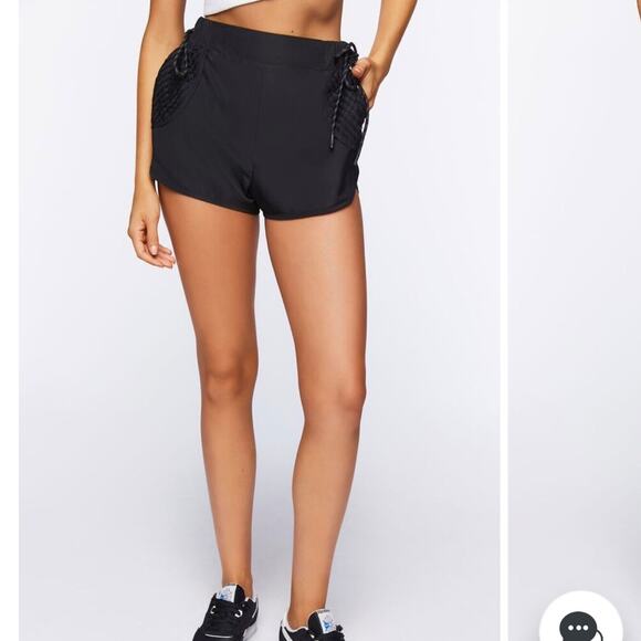 Forever 21 Active Netted Tulip-Hem Shorts - Picture 3 of 9